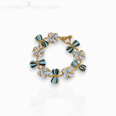 Blue Bows - Bracelet